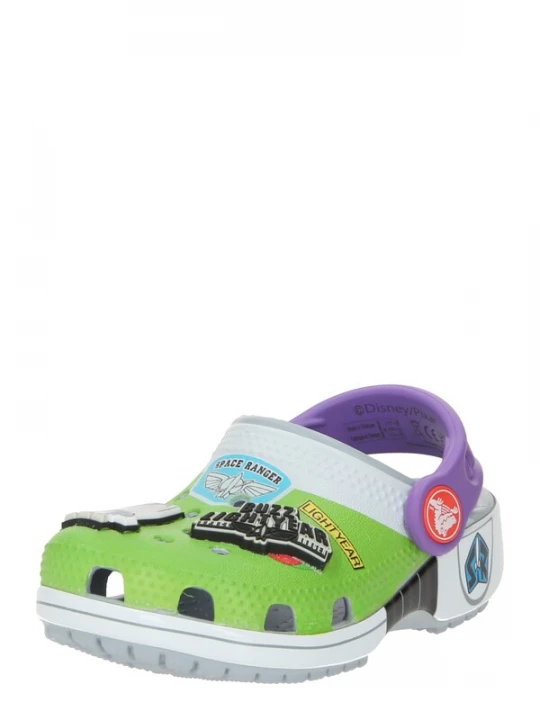 Foto van product Crocs Open schoenen 'Toy Story Buzz Classic' pastelblauw / grasgroen / lila / zwart