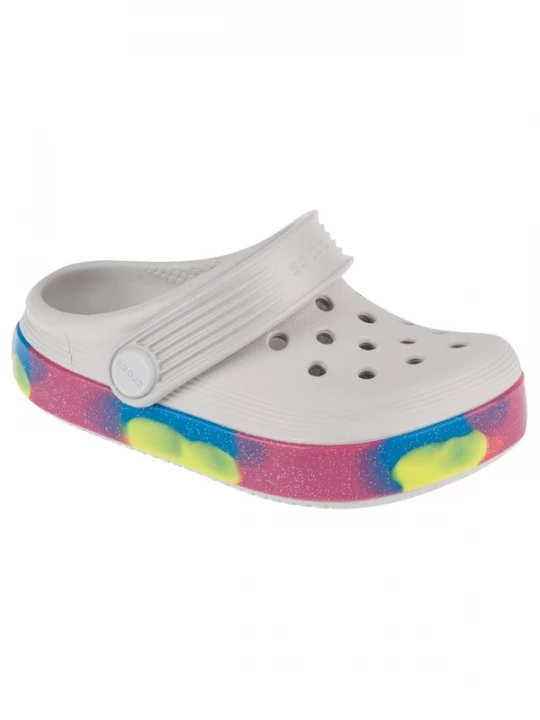 Foto van product Crocs Sandalen 'Crocs Off Court Glitter Band Clog T' grijs