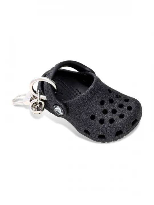 Foto van product Crocs Sleutelhanger 'Classic Glitter Clog Bag Charm' zwart