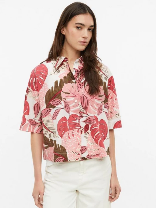 Foto van product Cropped katoenen blouse met vleermuismouwen s.Oliver