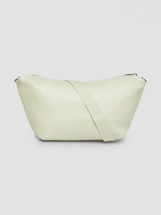 Foto van product Crossbodytas in lederlook met afneembare riem s.Oliver groen
