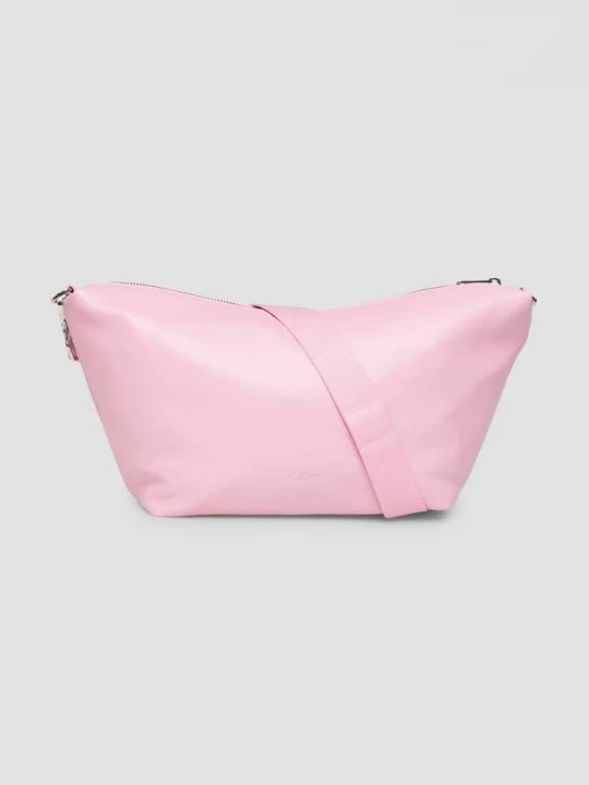 Foto van product Crossbodytas in lederlook met afneembare riem s.Oliver roze