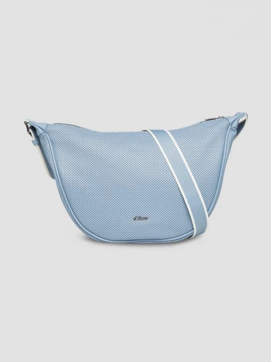 Foto van product Crossbodytas in lederlook met verstelbare schouderriem s.Oliver blauw