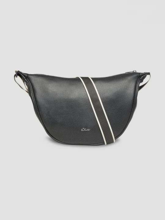 Foto van product Crossbodytas in lederlook met verstelbare schouderriem s.Oliver zwart