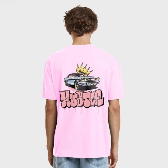 Foto van product Crown Car Oversize Tee Mister Tee lichtroze