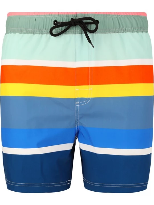 Foto van product Cruz Zwemshorts 'Toby' blauw / navy / duifblauw / mintgroen / oranje
