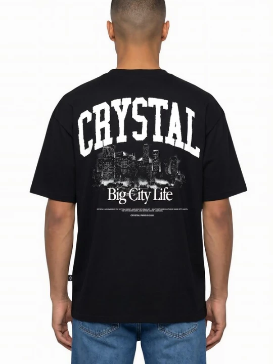 Foto van product Crystal Paris Shirt 'Big City' zwart