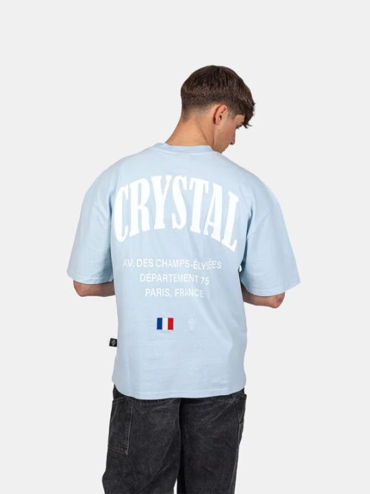 Foto van product Crystal Paris Shirt 'Champs' lichtblauw