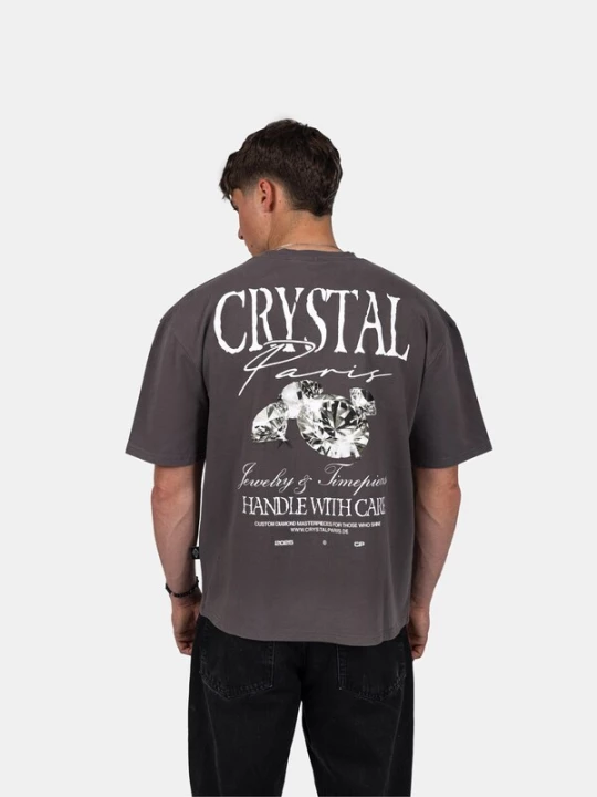 Foto van product Crystal Paris Shirt 'Dias' grijs
