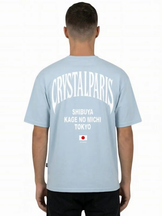 Foto van product Crystal Paris Shirt 'Kaizen' lichtblauw