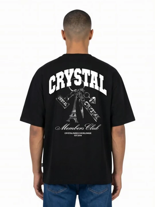 Foto van product Crystal Paris Shirt 'Keys' zwart