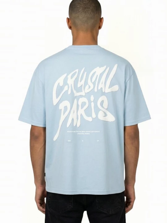 Foto van product Crystal Paris Shirt 'Move' lichtblauw