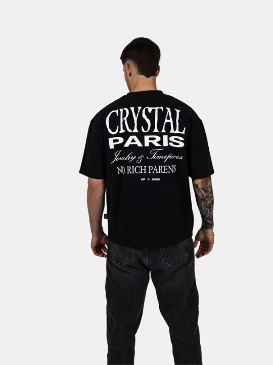 Foto van product Crystal Paris Shirt 'Rich' zwart