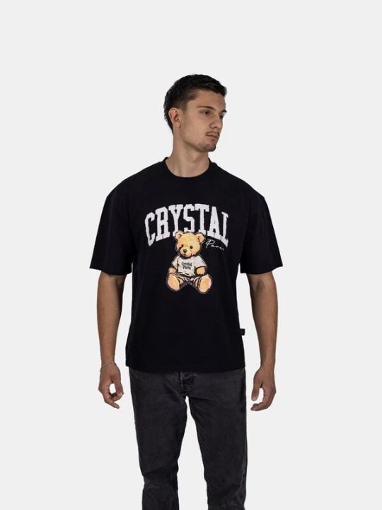Foto van product Crystal Paris Shirt 'Teddy' zwart