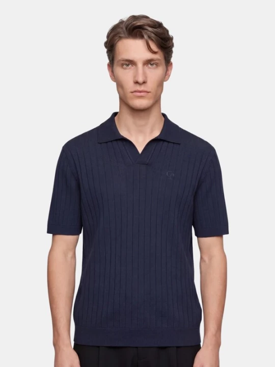 Foto van product Crystal Paris Shirt 'Vento' donkerblauw