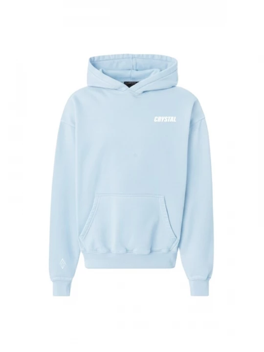 Foto van product Crystal Paris Sweatshirt 'Champs' lichtblauw