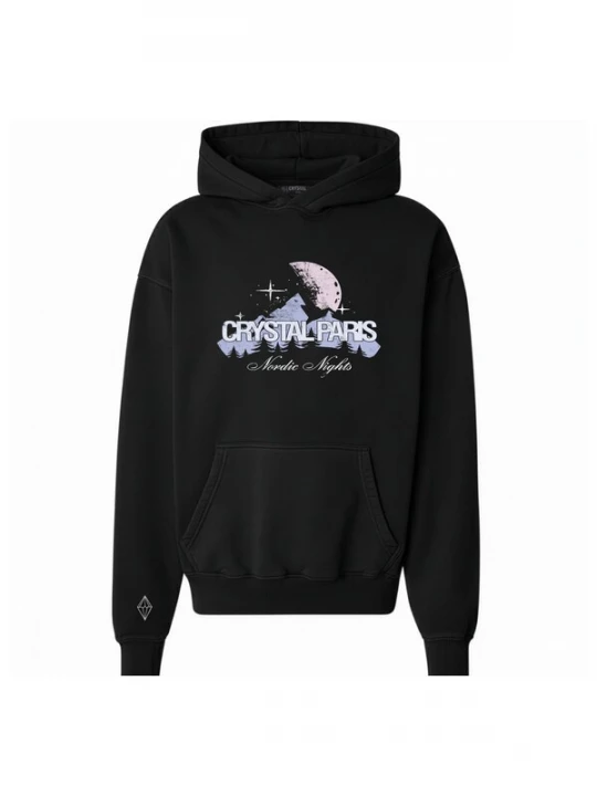 Foto van product Crystal Paris Sweatshirt 'North' zwart