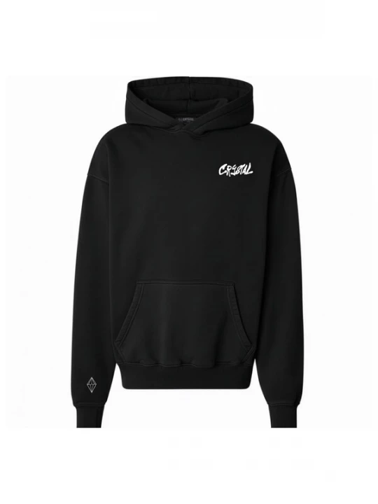 Foto van product Crystal Paris Sweatshirt 'Shine' zwart
