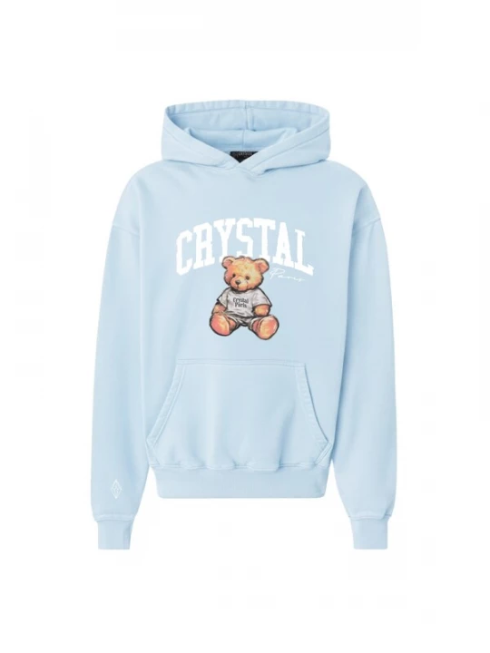 Foto van product Crystal Paris Sweatshirt 'Teddy' lichtblauw