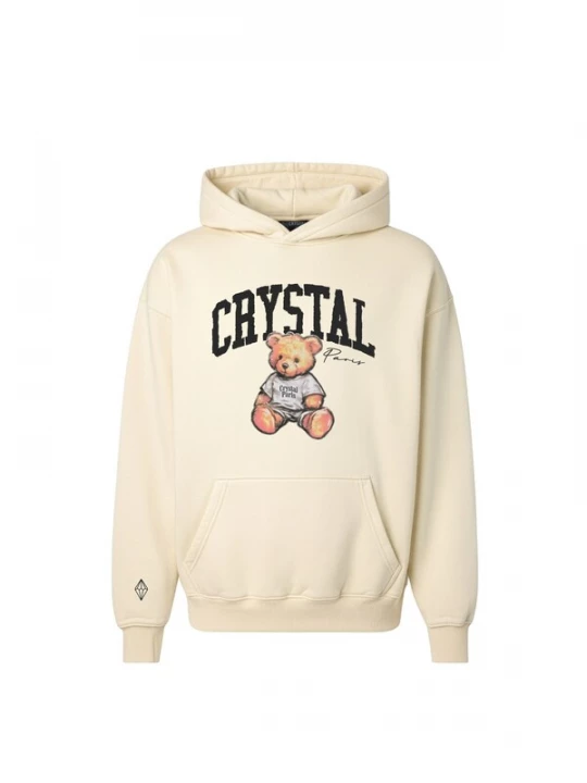 Foto van product Crystal Paris Sweatshirt 'Teddy' offwhite