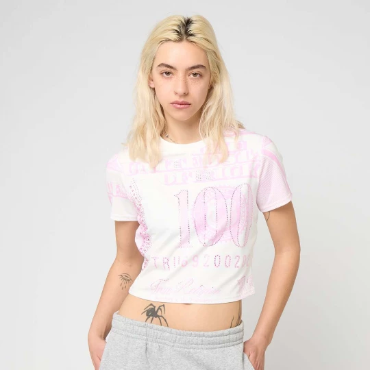 Foto van product Crystal Short Sleeve Baby Tee True Religion wit