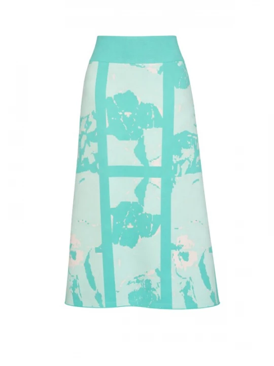 Foto van product Csillag Zsuzsi Rok 'Rome' turquoise