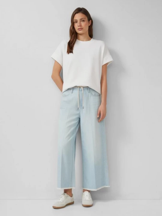 Foto van product Culotte Suri / Regular Fit / Hoge Rise / Wijde Pijp s.Oliver blauw