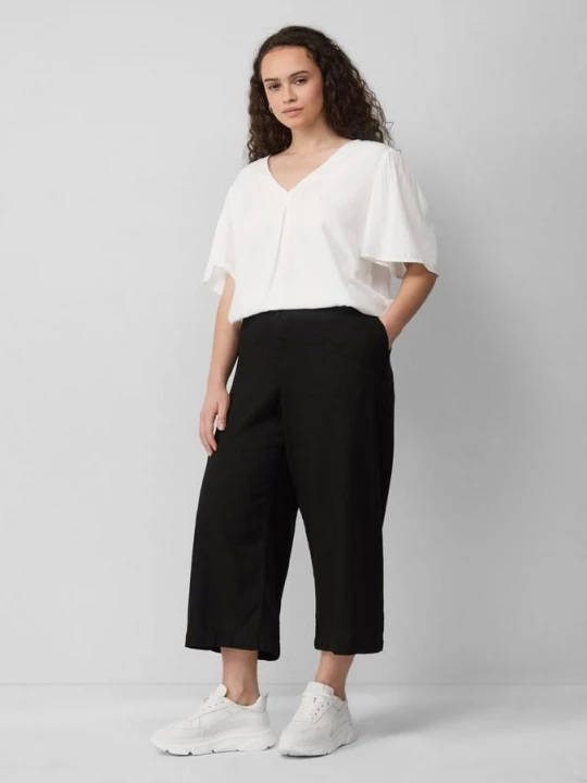 Foto van product Culotte van een linnenmix QS zwart
