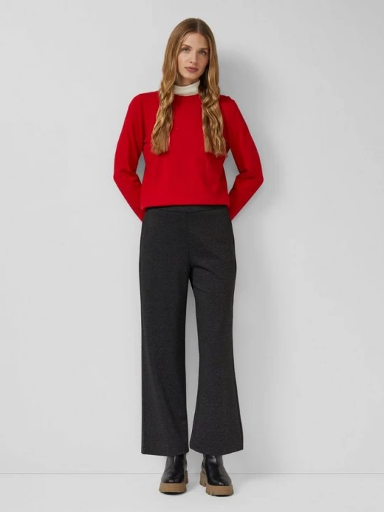 Foto van product Culottes met fijn visgraatmotief s.Oliver zwart