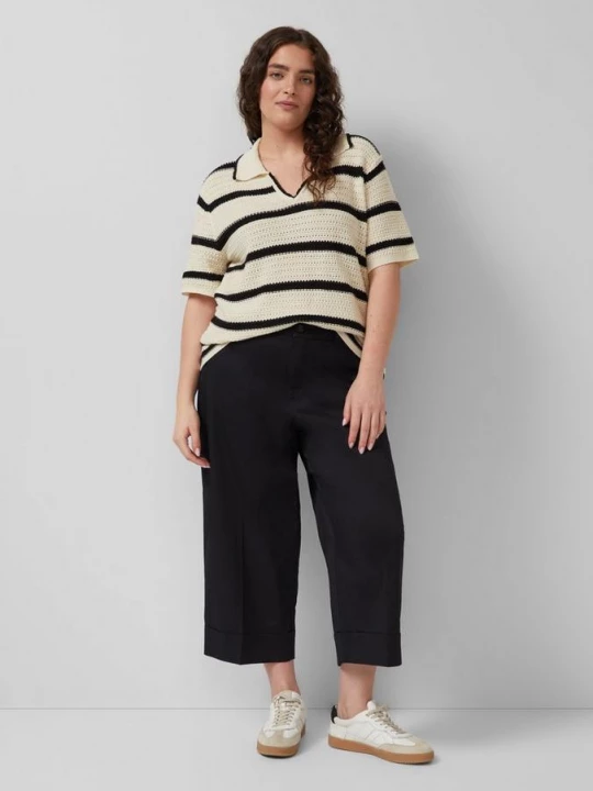Foto van product Culottes met vouw s.Oliver zwart