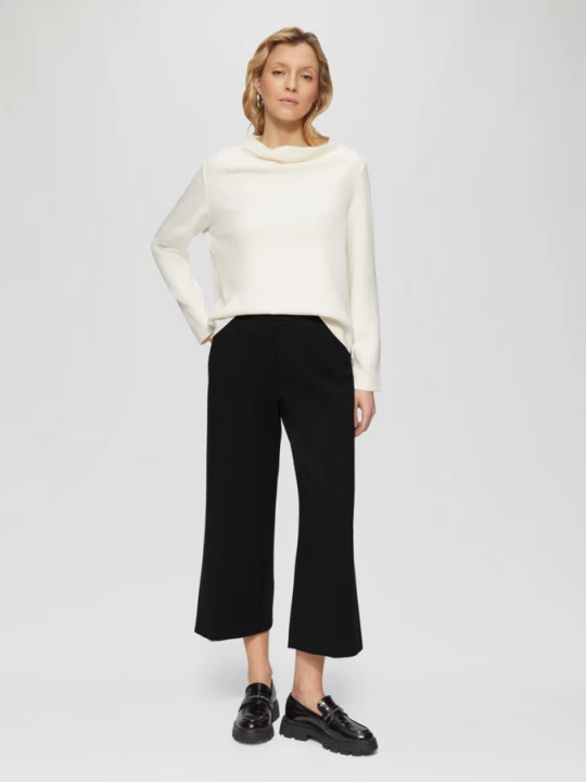 Foto van product Culottes van interlockjersey met elastische inzet s.Oliver zwart