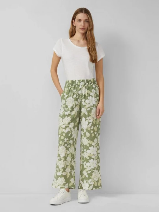 Foto van product Culottes van viscosemix s.Oliver olijfgroen