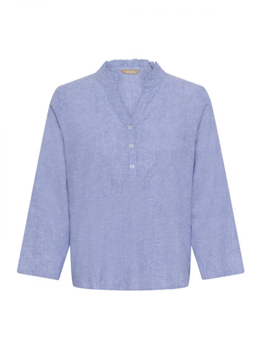 Foto van product CULTURE Blouse 'CUArletty' lichtblauw / blauw gemêleerd