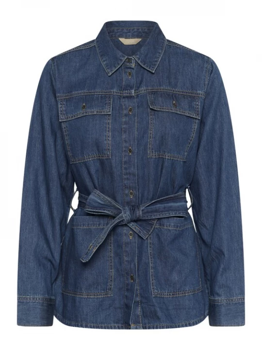 Foto van product CULTURE Blouse 'Lava Arpa' blauw denim