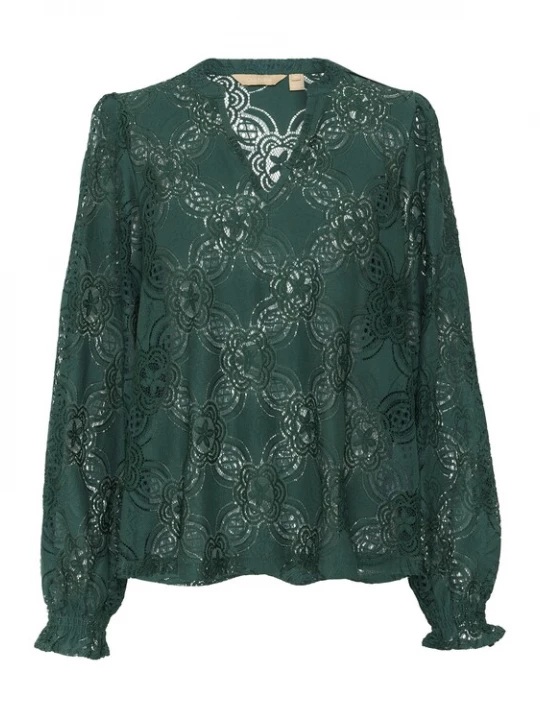 Foto van product CULTURE Blouse 'Olu' smaragd