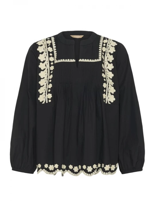 Foto van product CULTURE Blouse 'Viba' ecru / zwart