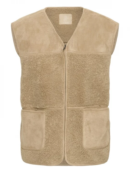 Foto van product CULTURE Bodywarmer 'Benedicta' beige