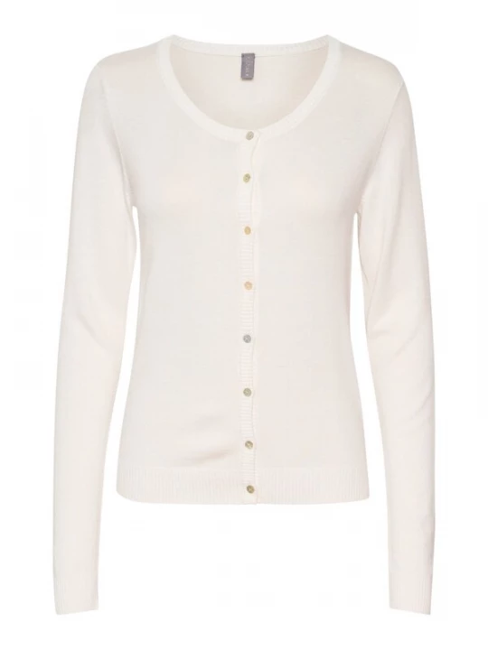 Foto van product CULTURE Gebreid vest 'Annemarie' crème