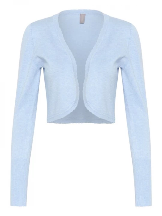 Foto van product CULTURE Gebreid vest 'CUannemarie' lichtblauw