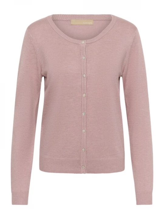 Foto van product CULTURE Gebreid vest 'CUannemarie' rosa
