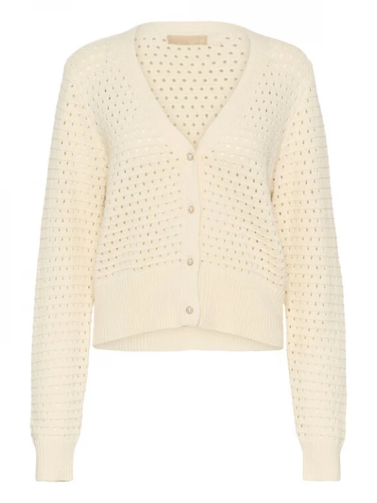 Foto van product CULTURE Gebreid vest 'CUcallum' beige