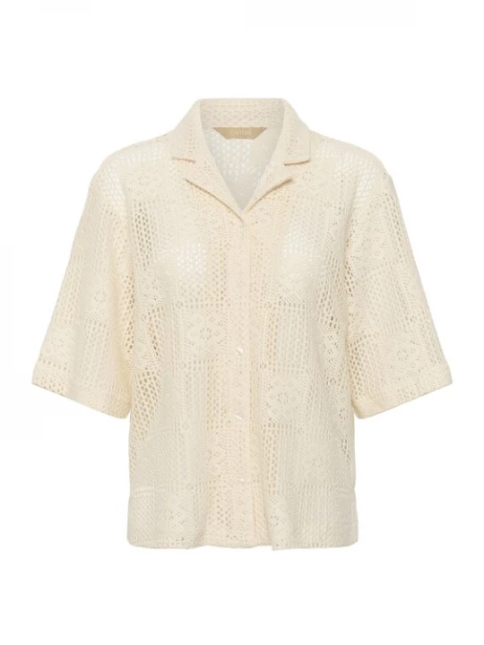 Foto van product CULTURE Gebreid vest 'CUConsta' beige