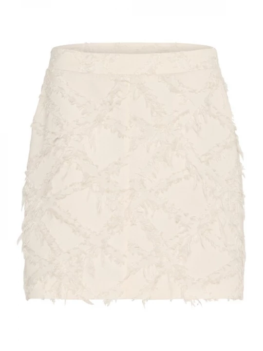 Foto van product CULTURE Rok 'CUhairy' beige