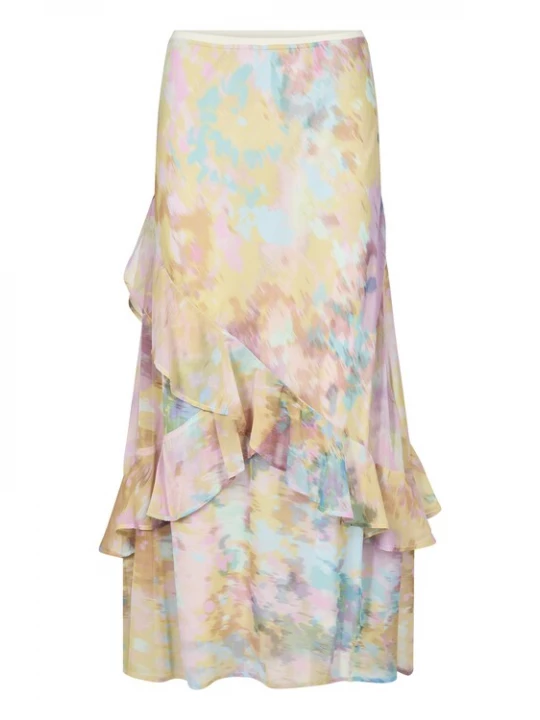 Foto van product CULTURE Rok 'CUkula' blauw / geel / lila