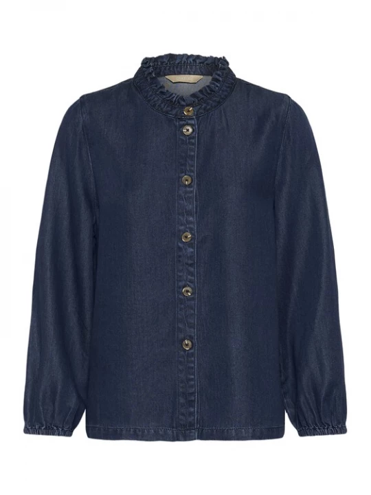 Foto van product CULTURE Shirt blauw denim
