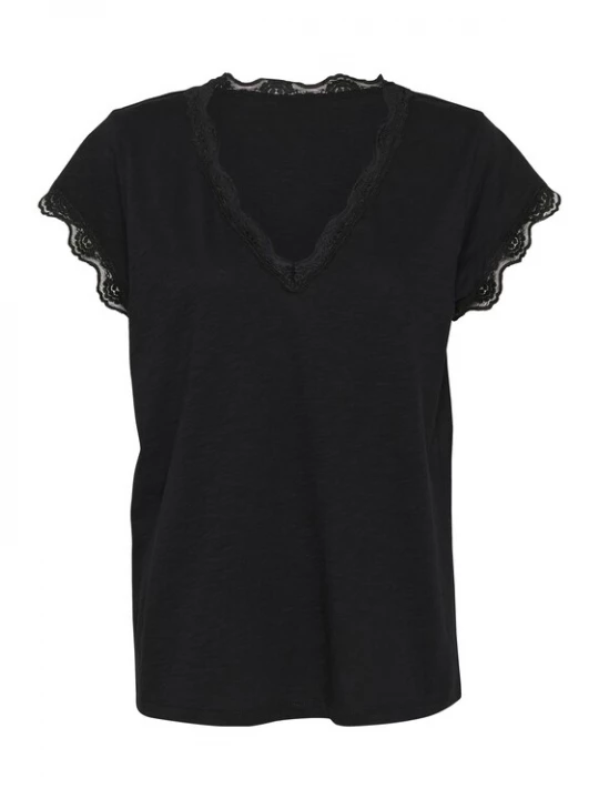 Foto van product CULTURE Shirt 'Cu Biana' zwart