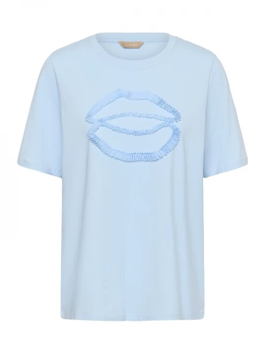 Foto van product CULTURE Shirt 'CULippy' lichtblauw