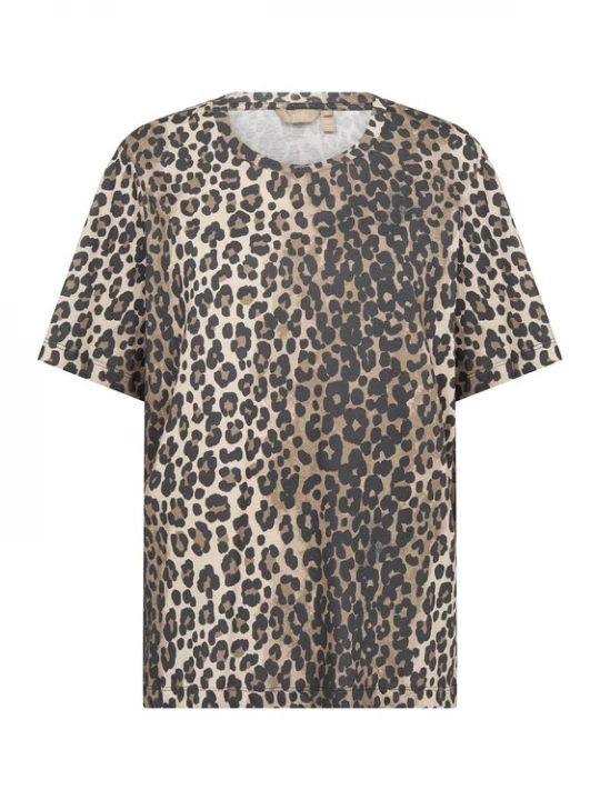 Foto van product CULTURE Shirt donkerbruin / zwart