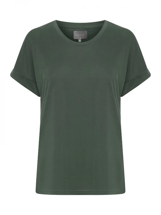 Foto van product CULTURE Shirt 'Kajsa' donkergroen