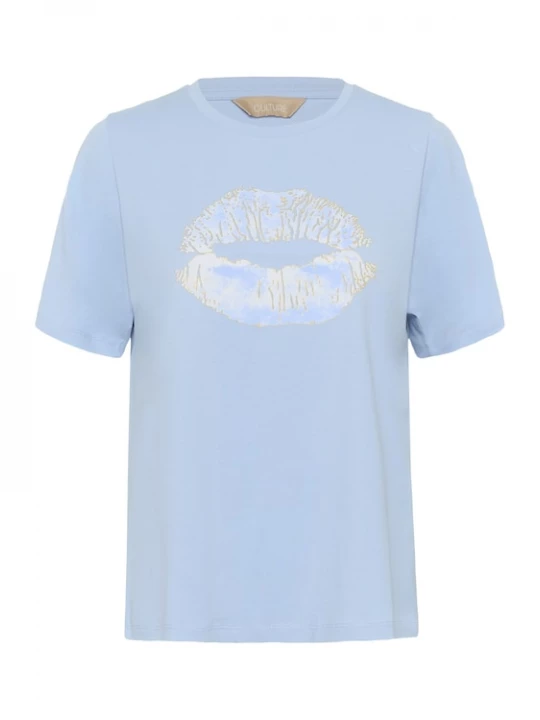 Foto van product CULTURE Shirt neonblauw / gemengde kleuren